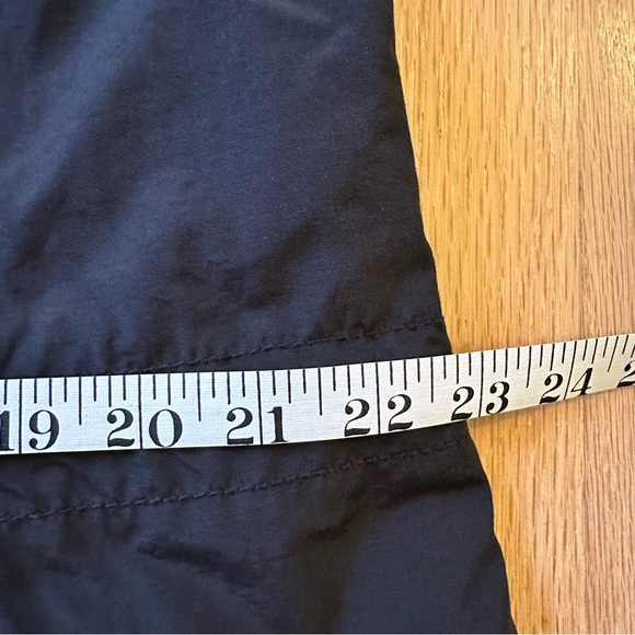 Eileen Fisher - Light Cotton/Nylon Stand Collar Long Coat, Black - Picture 9 of 11